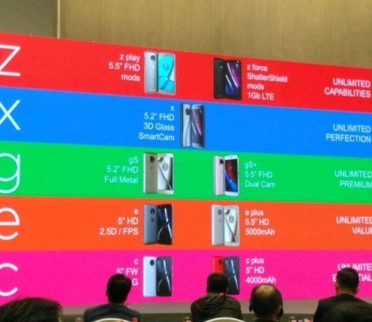 В сеть утек модельный ряд Motorola на 2017 год